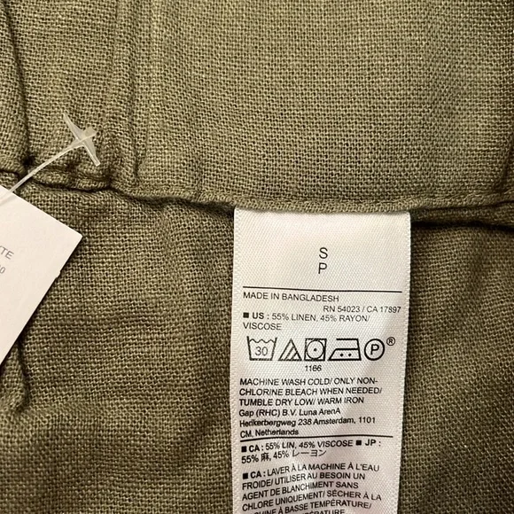 Banana Republic Desert Thyme Linen-Blend Easy Short/NWT/Various sizes - Picture 8 of 16